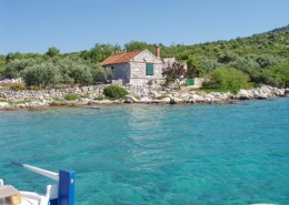 Fisherman's house Bare 4 + 2, Bay Saruščica, Island Žut