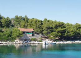 Ribiška hiša Angela 4 + 1, zaliv Dragišina, otok Žut