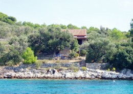 Casa del pescatore Sveto 2 + 3, baia di Jota, isola di Zizanj