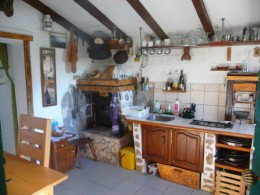 fishermen house boris-kitchen with fireplace